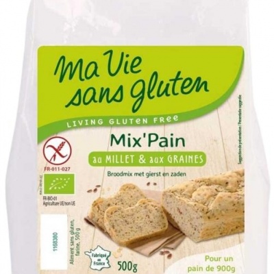 Ma Vie Sans Broodmeel met gierst en zaden bio - glutenvrij Ma Vie Sans Broodmeel met gierst en zaden bio - glutenvrij