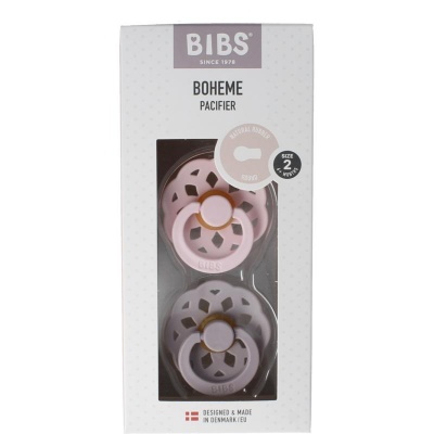 Bibs Fopspeen blossom lila Maat 2