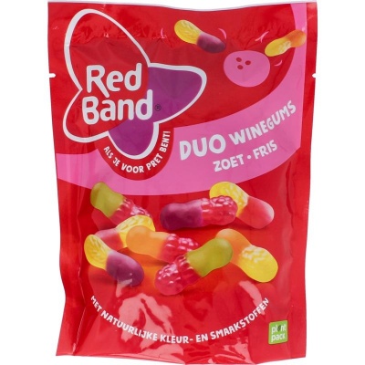 Red Band Winegums duo zoet fris Red Band Winegums duo zoet fris