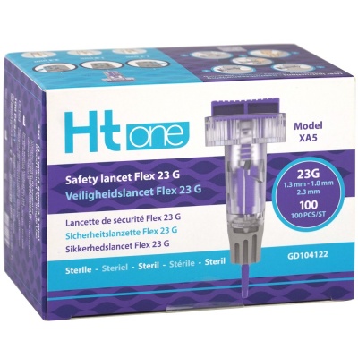 Ht One veiligheidslancet Flex 23G 