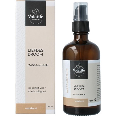 Volatile Massageolie liefdesdroom glas met pomp Volatile Massageolie liefdesdroom glas met pomp