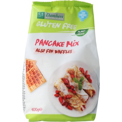 Damhert Pannenkoeken en wafelmix glutenvrij Damhert Pannenkoeken en wafelmix glutenvrij