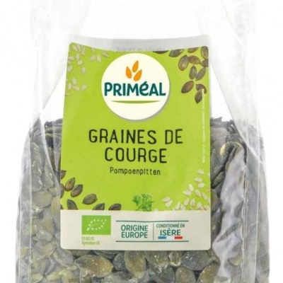 Primeal Pompoenpitten uit Europa bio Primeal Pompoenpitten uit Europa bio