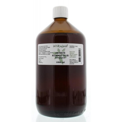 Cruydhof Zwarte kummel olie koudgeperst