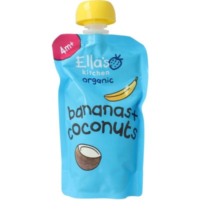 Ella's Kitchen Bananas & coconut knijpzakje 4+ maanden