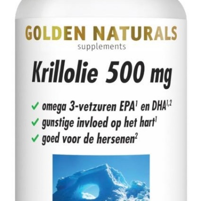 Golden Naturals Krillolie 500 mg