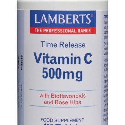 Lamberts Vitamine C 500 time released & bioflavonoiden Lamberts Vitamine C 500 time released & bioflavonoiden