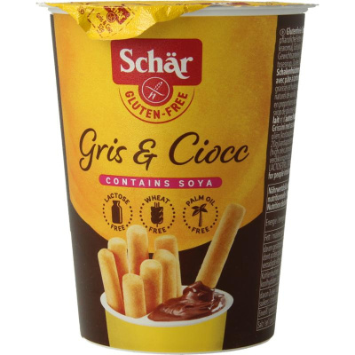 Dr Schar Milly grissini & chocolate sticks