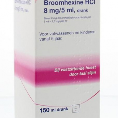Healthypharm Broomhexine hoestdrank 8 mg