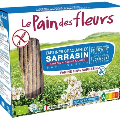 Pain Des Fleurs Boekweit crackers zonder zout