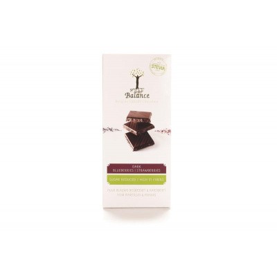 Choco stevia tablet puur bosbes