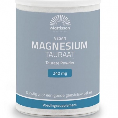 Mattisson Magnesium tauraat poeder vegan