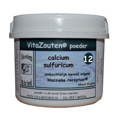 Calcium sulfuricum poeder Nr. 12 Calcium sulfuricum poeder Nr. 12
