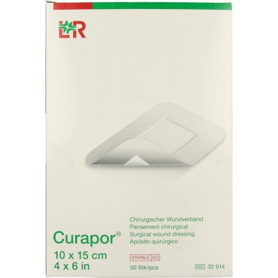 Curapor Wondpleister 10 x 15 cm steriel