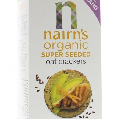 Nairns Oatcakes organic seeded Nairns Oatcakes organic seeded