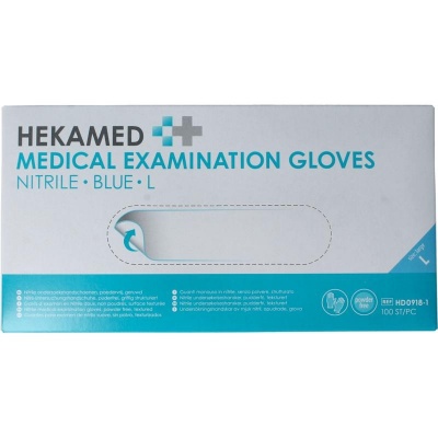 Hekamed handschoen soft nitril L
