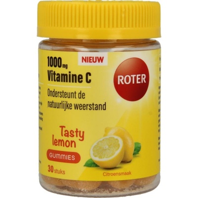 Roter Vitamine C 1000mg citroen gummi Roter Vitamine C 1000mg citroen gummi
