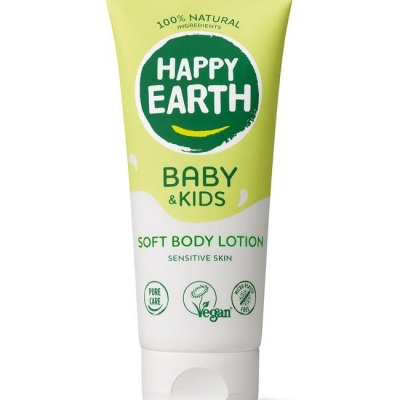 Happy Earth Bodylotion voor baby & kids Happy Earth Bodylotion voor baby & kids