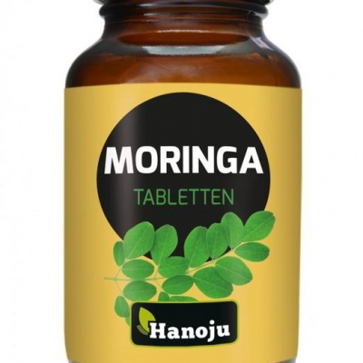 Hanoju Moringa oleifera heelblad 500 mg
