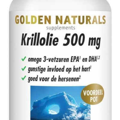 Golden Naturals Krillolie 500 mg