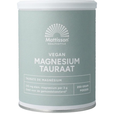 Mattisson Magnesium tauraat poeder vegan Mattisson Magnesium tauraat poeder vegan