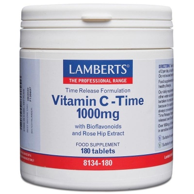 Lamberts Vitamine C 1000 Time release & bioflavonoiden Lamberts Vitamine C 1000 Time release & bioflavonoiden