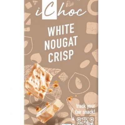 Ichoc White nougat crisp vegan