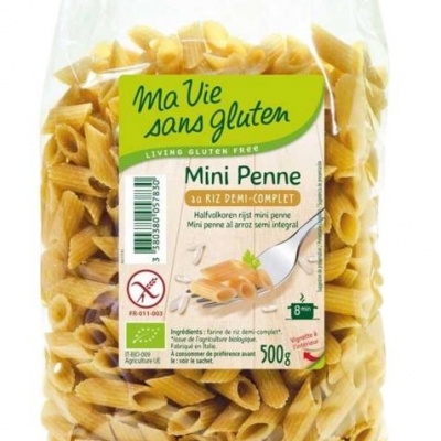 Ma Vie Sans Penne mini halfvolkoren bio - glutenvrij Ma Vie Sans Penne mini halfvolkoren bio - glutenvrij