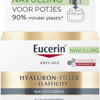 Eucerin Hyaluron filler + elasticity nachtcreme navul