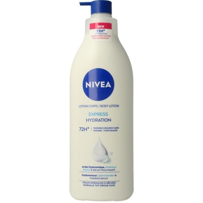 Nivea Express bodylotion met pomp Nivea Express bodylotion met pomp