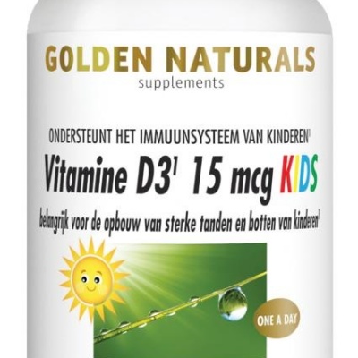 Golden Naturals Vitamine D3 15mcg kids