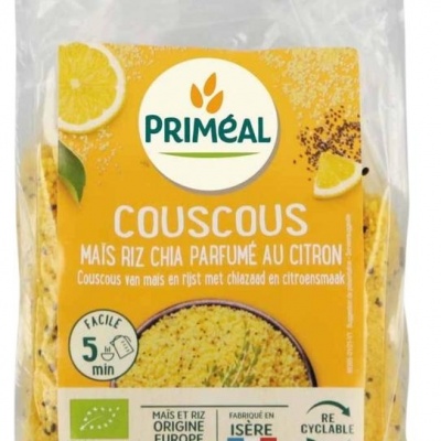Primeal Couscous mais rijst en chia citroen Primeal Couscous mais rijst en chia citroen