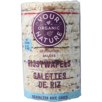 Your Organic Nat Rijstwafels gezouten bio