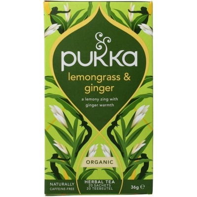 Pukka Org. Teas Lemongrass & ginger thee Pukka Org. Teas Lemongrass & ginger thee
