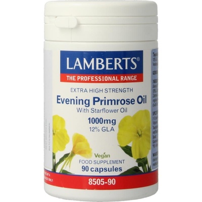 Lamberts Teunisbloem met borageolie 1000 mg Lamberts Teunisbloem met borageolie 1000 mg