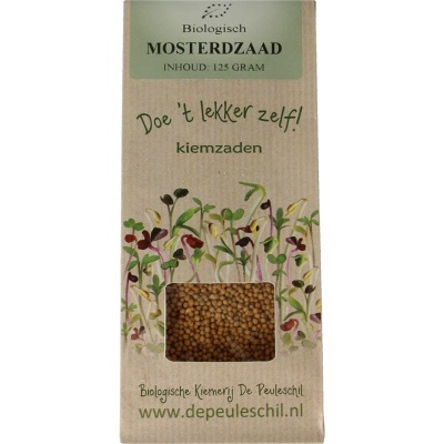 Peuleschil Mosterdzaad wit