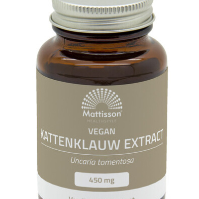 Mattisson Vegan kattenklauw extract 450mg