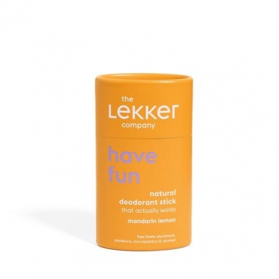 Lekker Company Deodorant stick mandarijn & citroen