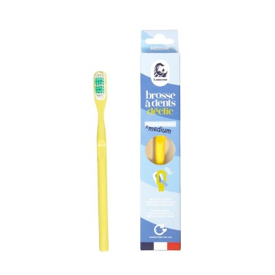 Lamazuna Toothbrush medium mimosa yellow Lamazuna Toothbrush medium mimosa yellow