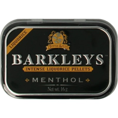 Barkleys Liquorice pellets menthol Barkleys Liquorice pellets menthol