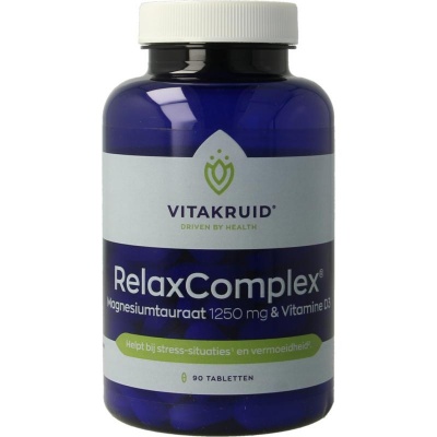 Vitakruid RelaxComplex 1250 mg magnesiumtauraat & D3