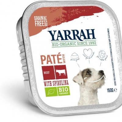 Yarrah Hond wellness pate rund spirulina