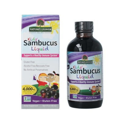 Natures Answer Sambucus kids vlierbessen extract 4000 mg