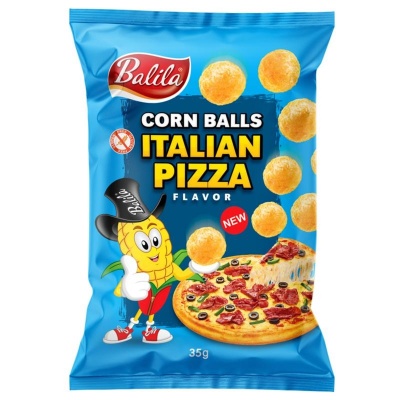 Balila Corn balls Italian pizza Balila Corn balls Italian pizza