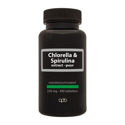 Apb Holland Chlorella & Spirulina 250 mg puur Apb Holland Chlorella & Spirulina 250 mg puur