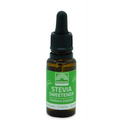Mattisson Stevia Sweetener Vloeibare Zoetstof 20 Ml Medimart Nl