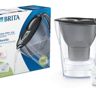 Brita Waterfilterkan Marella cool graphite+1 maxtra filt