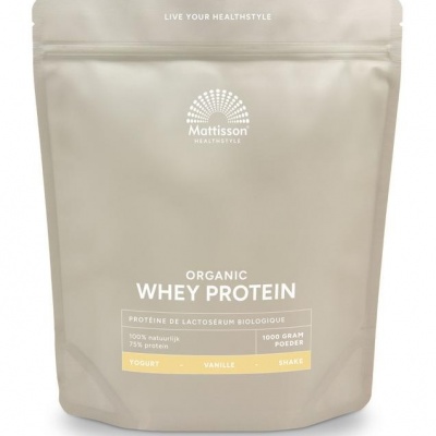 Mattisson Wei proteine poeder 75% vanille bio Mattisson Wei proteine poeder 75% vanille bio