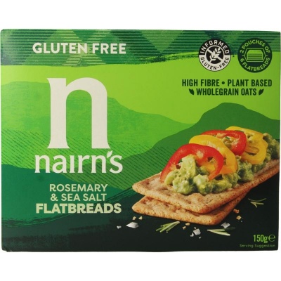 Nairns Flatbread rosemary & seasalt Nairns Flatbread rosemary & seasalt