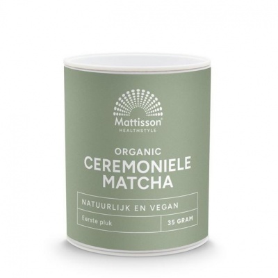 Mattisson organic ceremoni matcha po bio